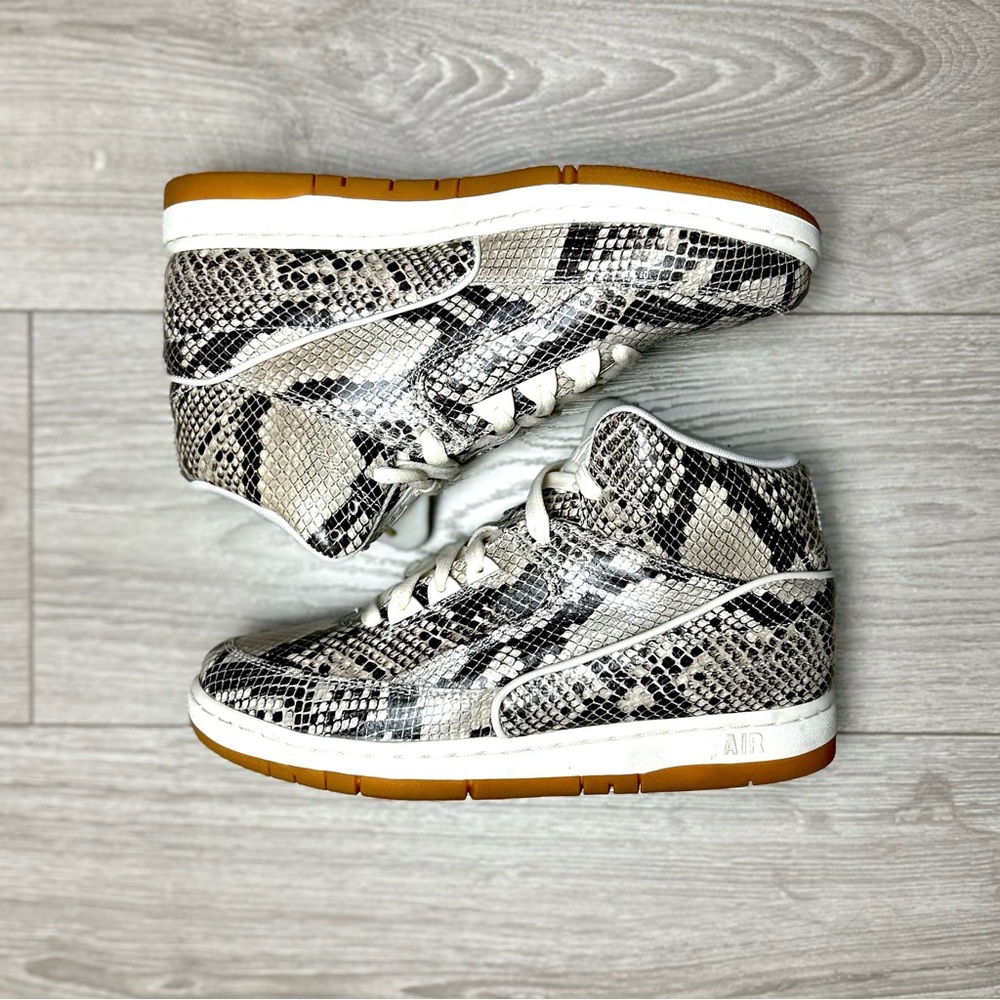 Nike Air Python Cream Snakeskin Leather